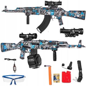 PIŠTOLA GEL KROGLICE PUŠKA AVTOMATSKA AK47 AKM