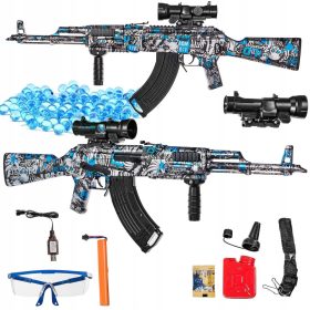 PIŠTOLETA GEL KROGLICE PUŠKA AVTOMATSKA AK47 VEL