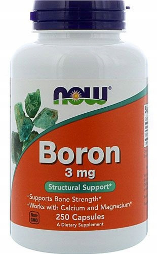 Bor v obliki glicinata Albion® - Prehransko dopolnilo, 250 kapsul