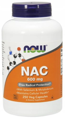 NAC N-Acetyl-L-Cistein 600 mg, 250 kapsul - Veliko, ekonomično pakiranje