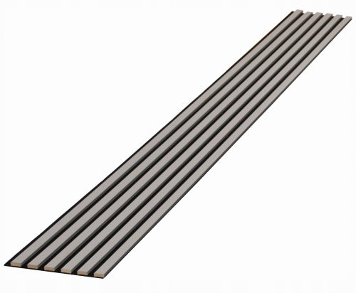 Lamele za notranjo dekoracijo 3D 6 kosov na filcu 275cmx27cm SIVA