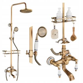 Nadgradna tuš garnitura Ari RETRO CERAMIC