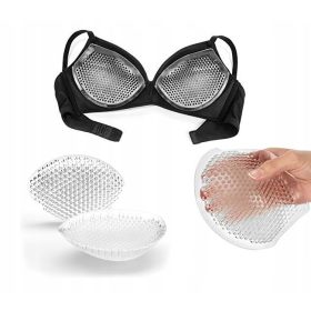   Optimized Name: SILIKONSKI PUSH UP VLOŽKI ZA BIKINI NEDRČEK, DIHAJOČI ZRAČNI VLOŽKI Z LUKNJAMI, BREZBARVNI