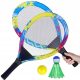 Zabavni komplet za badminton Free & Easy z loparji in žogami