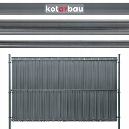 OSLONA ZA PANELNE OGRAJE SIVE TRAKOVE 152CM
