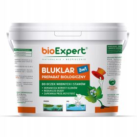  OPTIMIZED_NAME: Biopreparat BLUKLAR 3w1 - Bakterije za ribnike in alge

OPTIMIZED_DESCRIPTION: Biopreparat BLUKLAR 3w1 je idealna rešitev za vaš ribnik ali vodni stolp. S svojo močno formulo, ki vsebu