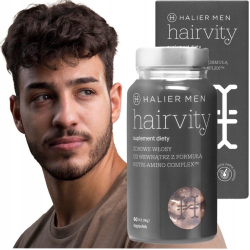 Kapsule Halier Hairvity Men proti izpadanju las za moške