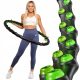  Hula obroč z zatiči Hop-Sport 98 cm črn