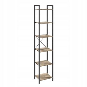  Kopalniški regal Zanzara, odtenki bež, 30 x 40 x 187,5 cm