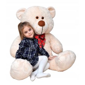   VELIKA PLIŠASTA MASKOTA - DARILNA IGRAČA MEDVEDKA VELIKANA 140 cm