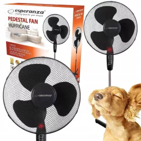 Talni ventilator Esperanza HURRICANE črn