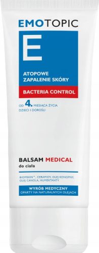 Balzam EMOTOPIC BACTERIA CONTROL za obvladovanje kožnih simptomov