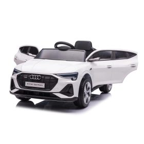 Avto Električni Audi E-Tron 4x4 Rdeča, Modra