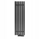 Vodni kopalniški radiator Luxor 1000/290 črn