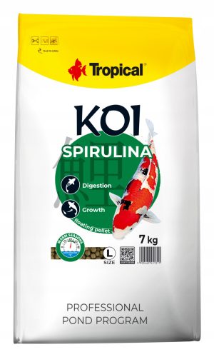 Tropski Koi Spirulina Granulat L 7kg