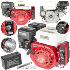   Mocan in zanesljiv notranje izgorevalni motor 175F z električnim zagonom - moč 6,8HP!