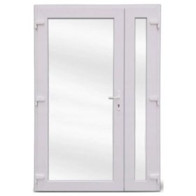   Optimized Name: PVC dvojna vrata s steklom in ojačano varnostjo 150 cm

Optimized Description: 
PVC dvojna vrata s steklom in ojačano varnostjo so idealna izbira za vaš dom ali poslovni prostor. Narej