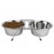 Set dveh srebrnih kovinskih posod Yoka, 3 litre