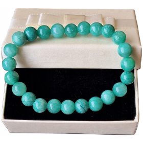 NARAVNA AMAZONITNA ZAPESTNICA MLODOSTNI ELIKSIR KAMNI UPANJA