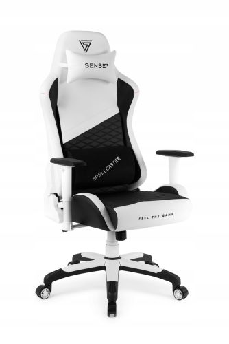 Sense7 Spellcaster Senshi Edition XL gaming stol, belo eko usnje