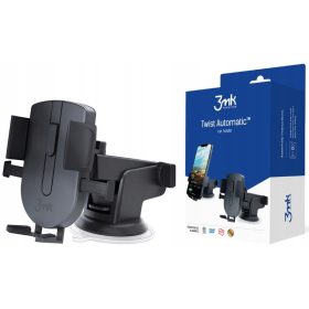 Nosilec za avto Twist Automatic 3MK črn