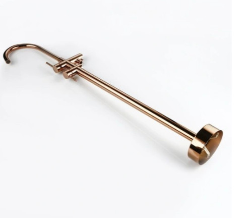 Samostoječa pipa za kad Rose Gold Ocean