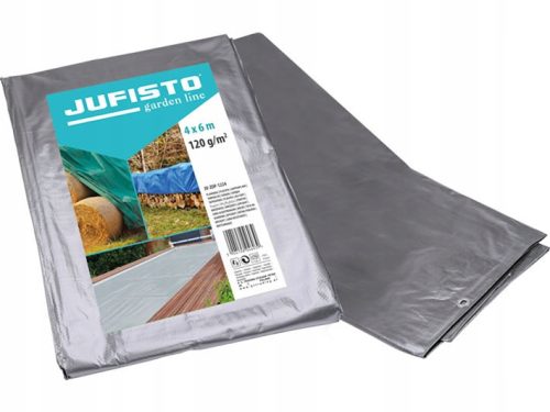 Vsestranska zaščitna ponjava s srebrnim premazom, 4x6m, 120g/m2