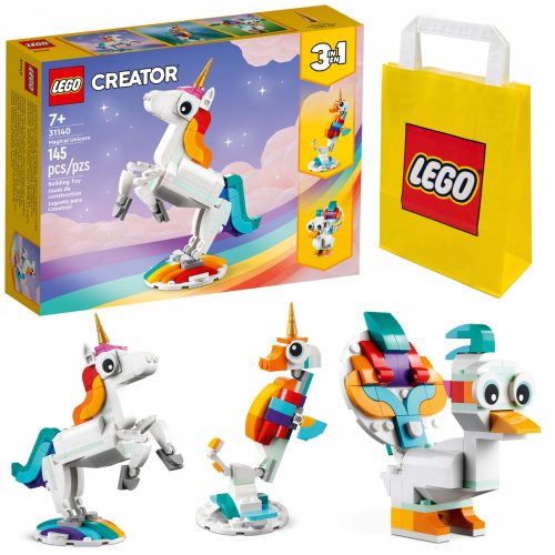 LEGO Ustvarjalec Čarobni samorog 3 v 1 31140