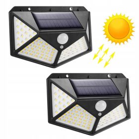   Solarna svetilka Liderhoff 1 W 600 lm s 100 LED diodami z senzorjem gibanja in mraka