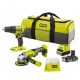 UDARNI SET AKUMULATORSKIH ORODJI RYOBI RCK183F-120S 1*2.0AH