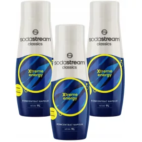  SodaStream Xtreme Energy set sirupa z okusom 440 ml 3 kosi.