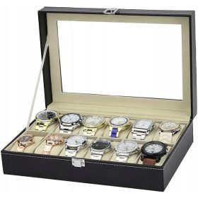 KOVČEK ZA URE ZA SHRANJEVANJE IN ORGANIZACIJO 12 KOSOV