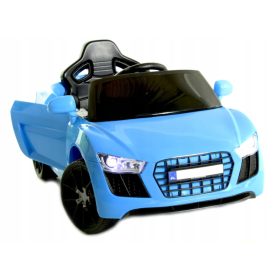   AVTO NA AKUMULATOR 2 motorja DALJINSKI UPRAVLJALNIK GLASBA LED MODRA