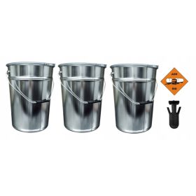 Kovinsko vedro s pokrovom, 20 l