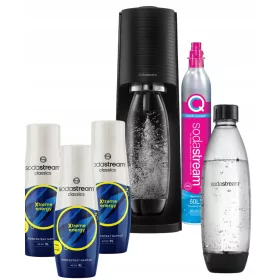  Nasičevalec SodaStream Terra Black Bottle 3 Sirupi