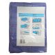 Modra pokrivna ponjava 53g/m2, velikost 10m x 15m