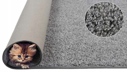 Mehka siva preproga ELSIMONE CARPET 200 x 250 cm