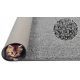 Mehka siva preproga ELSIMONE CARPET 200 x 250 cm