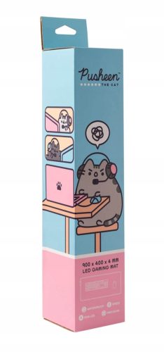 Pusheen LED podloga za miško 90x40 cm