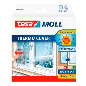   Folia termoizolacijska za okna TESA Transparent Thermo Cover 4m x 1,5m