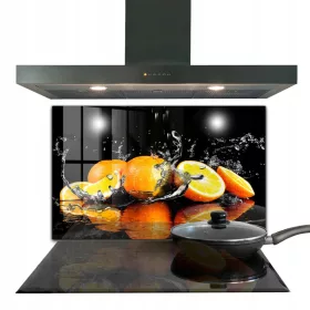Stekleni panel Juicy Oranges 100x70