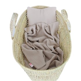 Posteljnina BabyLux iz mušlina 75 x 100 cm bela