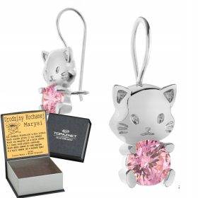 Srebrni uhani za deklice s graviranim srebrom 925