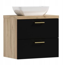   Kopalniška omarica z umivalnikom Luna 60 - Luksuzna rešitev za vašo kopalnico