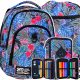 CoolPack večprekatni šolski nahrbtnik črn, Shades of blue, Shades of pink 27 l