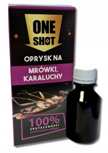 One Shot Tekočina za učinkovito odpravljanje ščurkov in mravelj 1 kg 100 ml