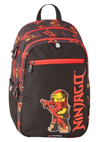 LEGO Ninjago Nahrbtnik za dečke, črn, Shades of Red