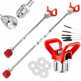   Pistolet za barvanje z zbirnikom SLIKOVSKI PODALJŠEK 30CM + 50CM SET ŠOBA GENERATOR