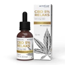 CBD 5% RELAKS Z ASHWAGANDO 12 ml Activlab Pharma