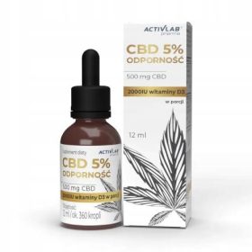 CBD 5% Odpornost z vitaminom D, 12ml